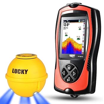 スマートフォン本体 Lucky Amazon | LUCKY ポータブル魚群探知機 手持ち防水深度計